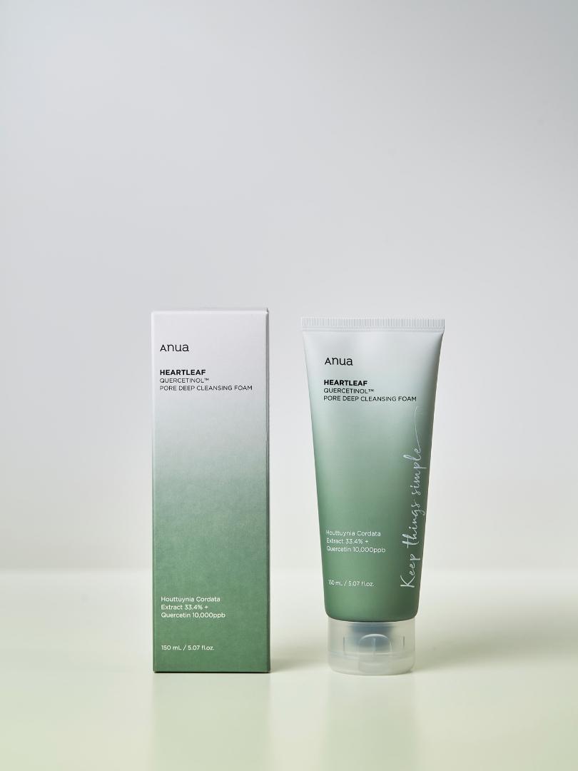 ANUA Heartleaf Quercetionl Pore Deep Cleansing Foam 150ml – Αφρός για καθημερινό βαθύ καθαρισμό
