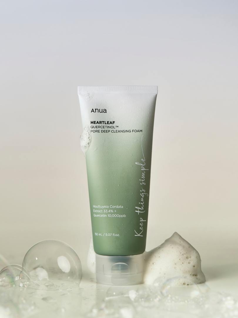 ANUA Heartleaf Quercetionl Pore Deep Cleansing Foam 150ml – Αφρός για καθημερινό βαθύ καθαρισμό