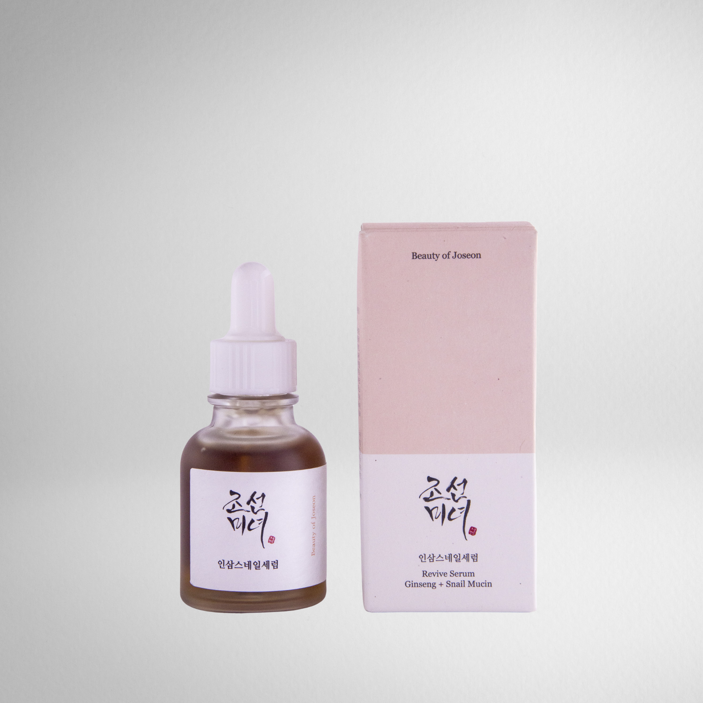 Beauty of Joseon Ginseng Revive Serum 30ml, bottle label and packaging