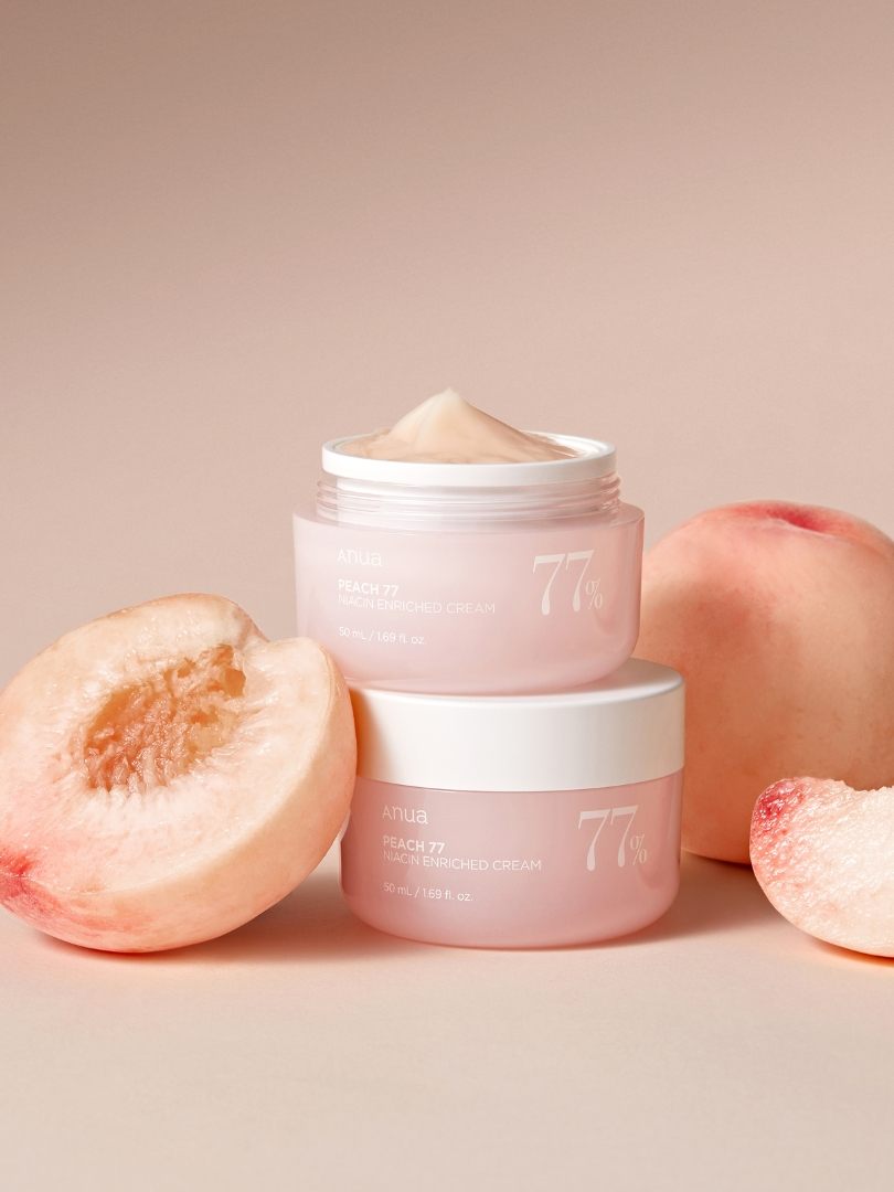 Anua Peach 77% Niacin Enriched Cream – Ενυδατική κρέμα-τζελ με προβιοτικά για ελαστικό δέρμα