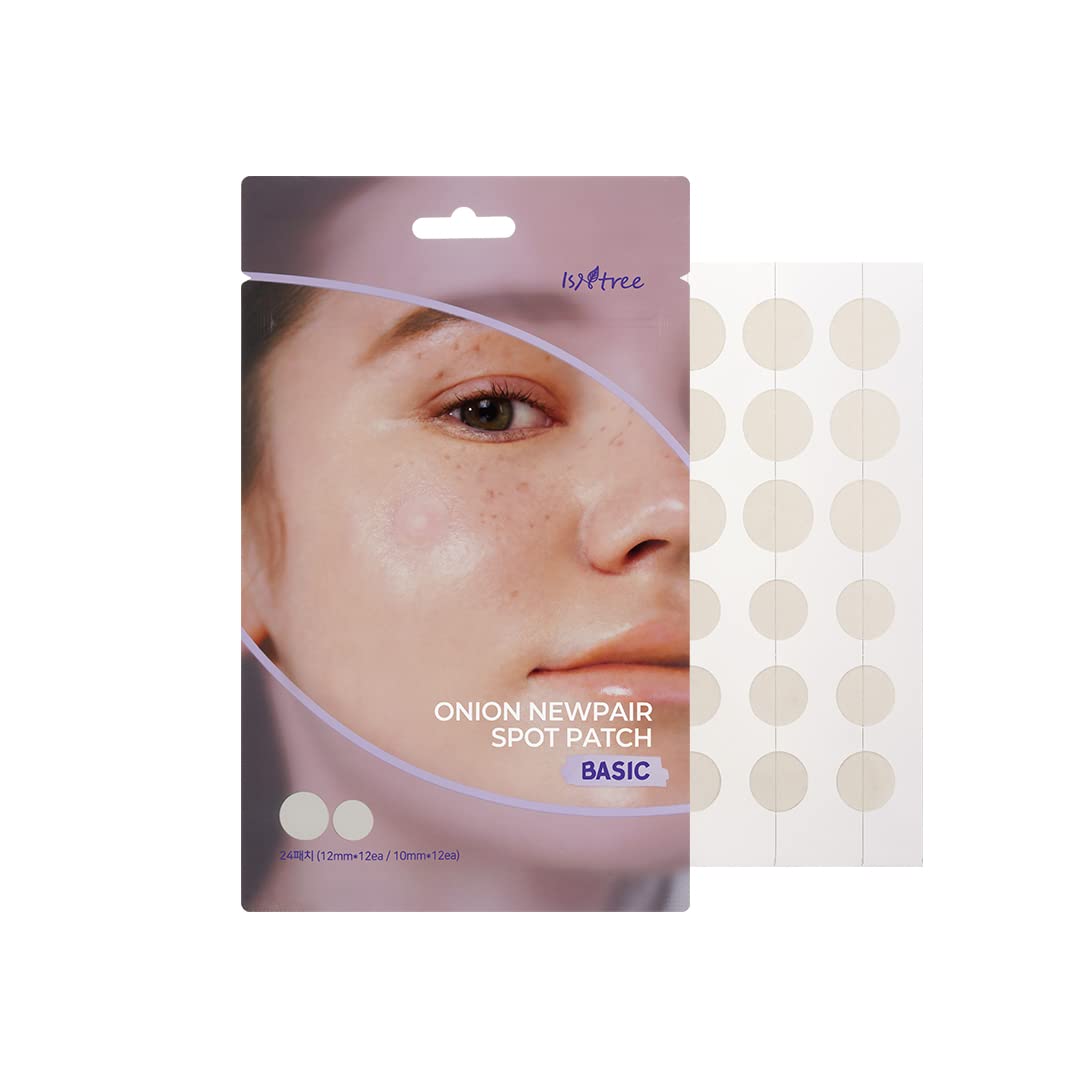 ISNTREE Onion Newpair Pimple Patch Basic - 24 Επιθέματα για Σπυράκια
