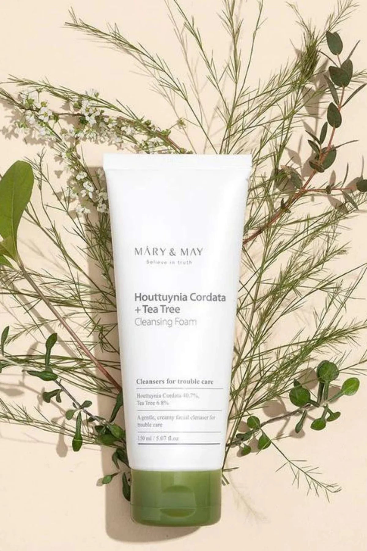 Mary & May Houttuynia Cordata + Tea Tree Καθαριστικός Αφρός 150ml