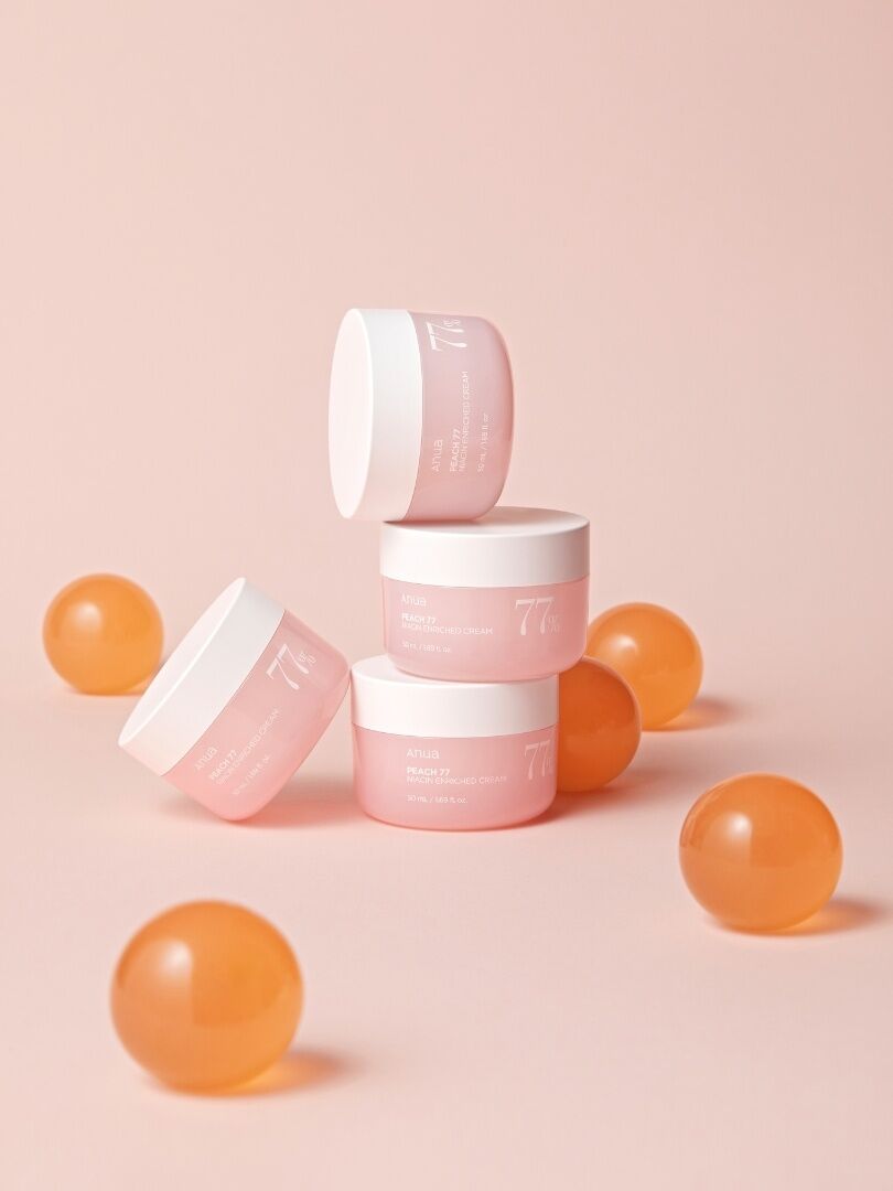 Anua Peach 77% Niacin Enriched Cream – Ενυδατική κρέμα-τζελ με προβιοτικά για ελαστικό δέρμα