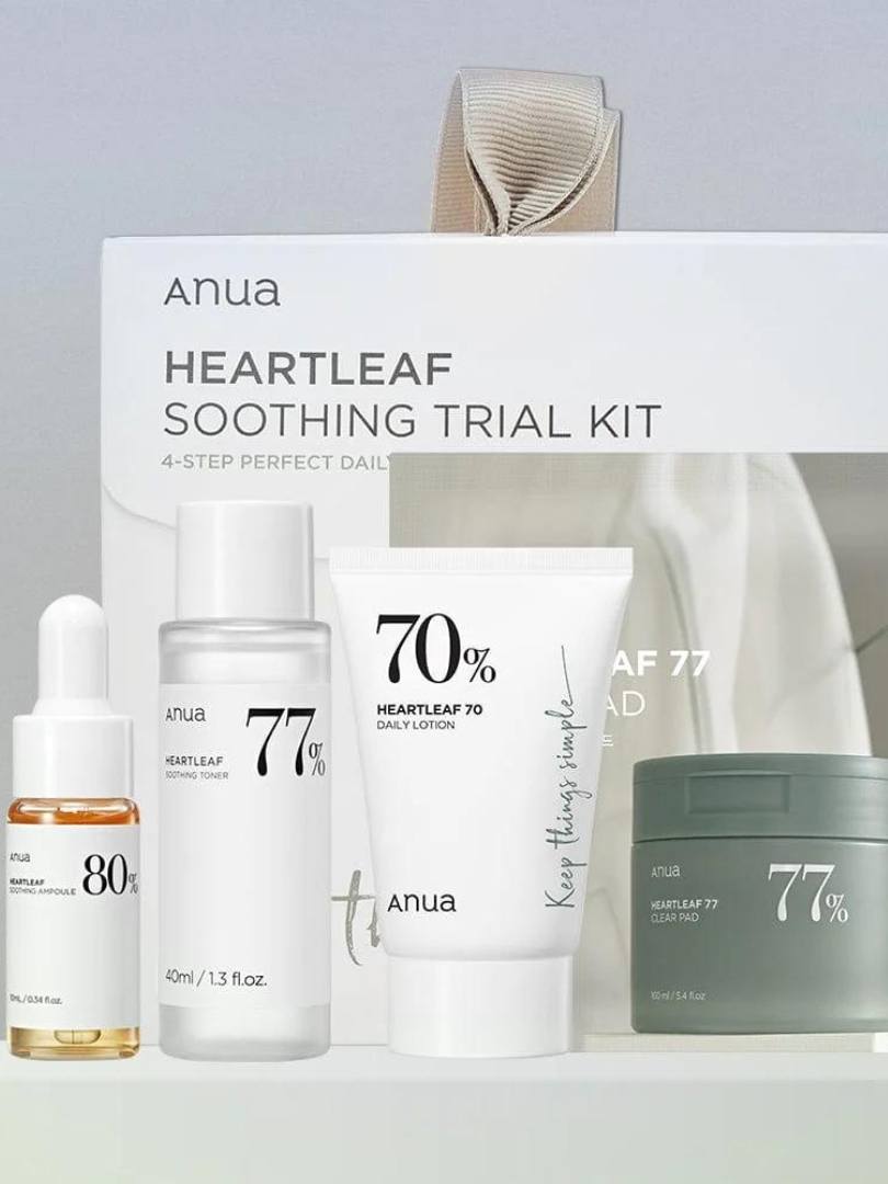 Anua Soothing Trial Kit – Σετ με 4 δημοφιλή προιόντα σε mini συσκευασίες