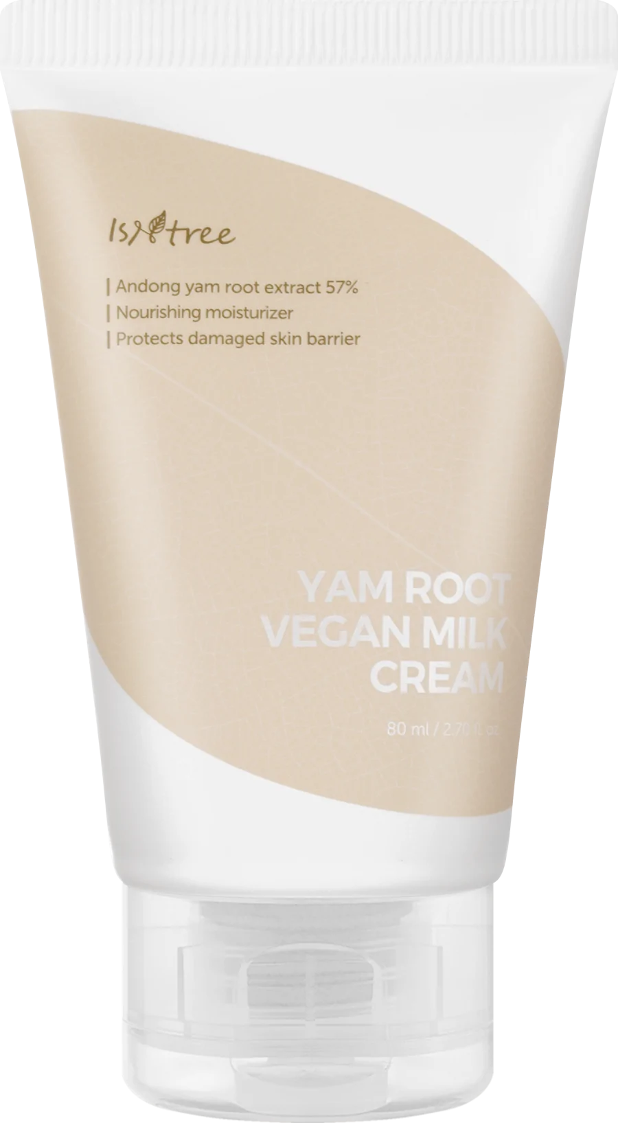 ISNTREE - Θρεπτική Κρέμα Ενυδάτωσης - Yam Root Vegan Milk Cream - 80ml