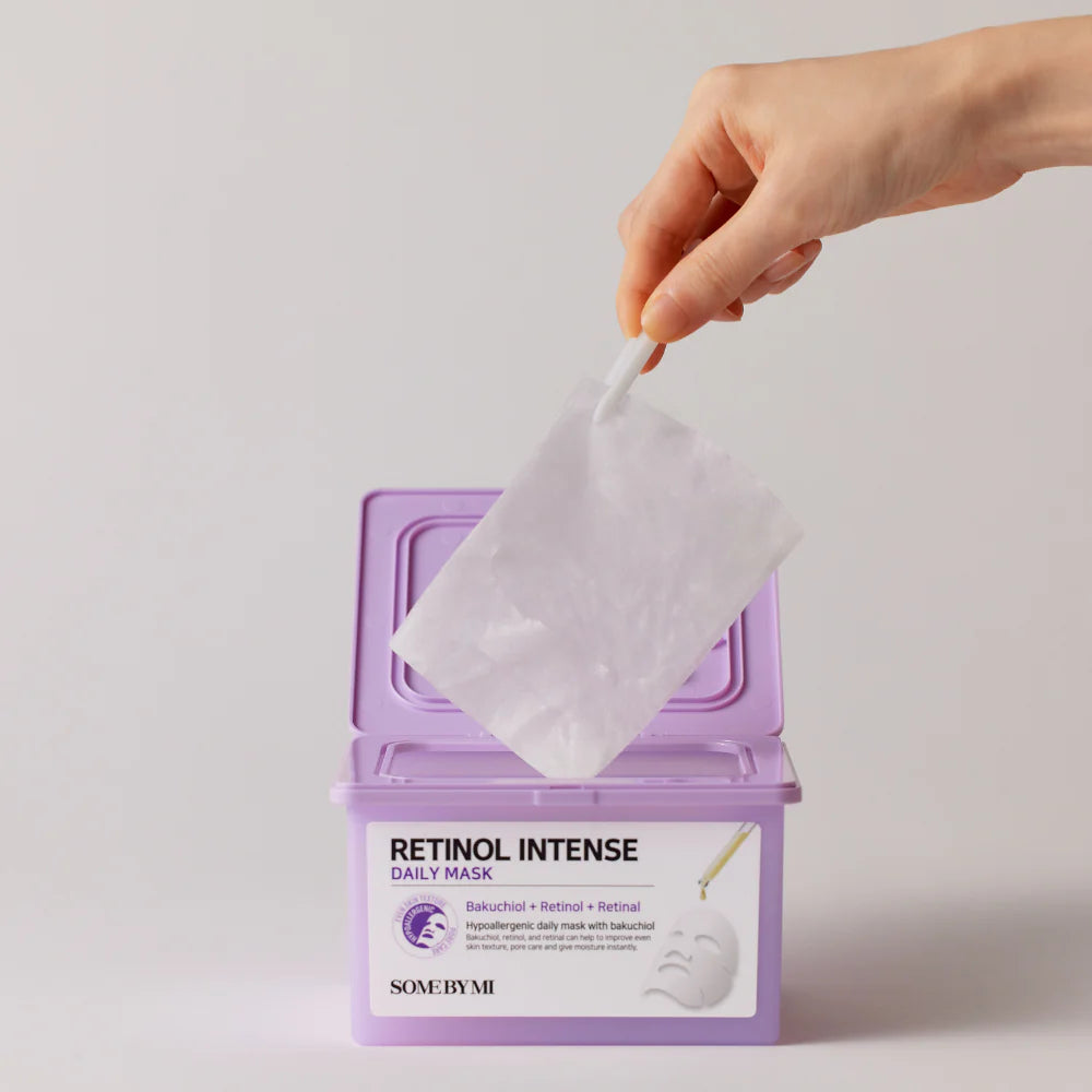 Some By Mi Retinol Intense Daily Mask 30 Sheets front packaging sheet