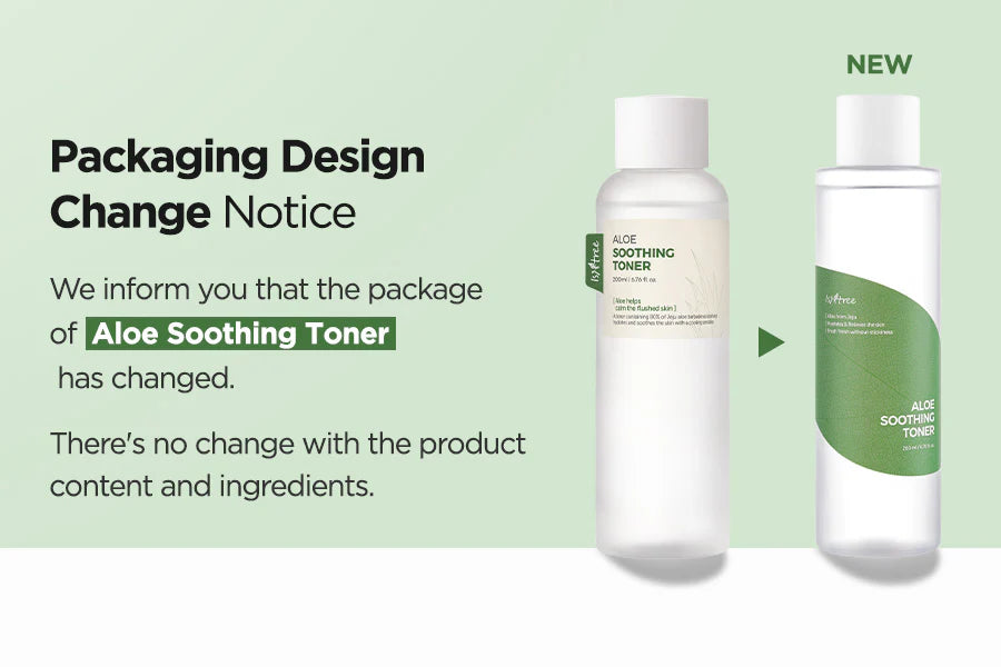 ISNTREE Aloe Soothing Toner 200ml - Τονωτική Λοσιόν με Αλόη