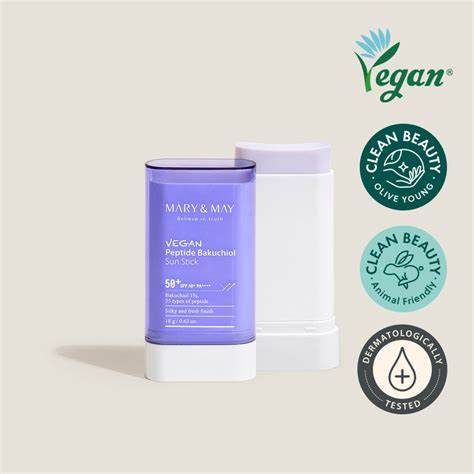 Mary & May Vegan Peptide Bakuchiol Αντηλιακό στικ SPF50+ PA++++ (18g)