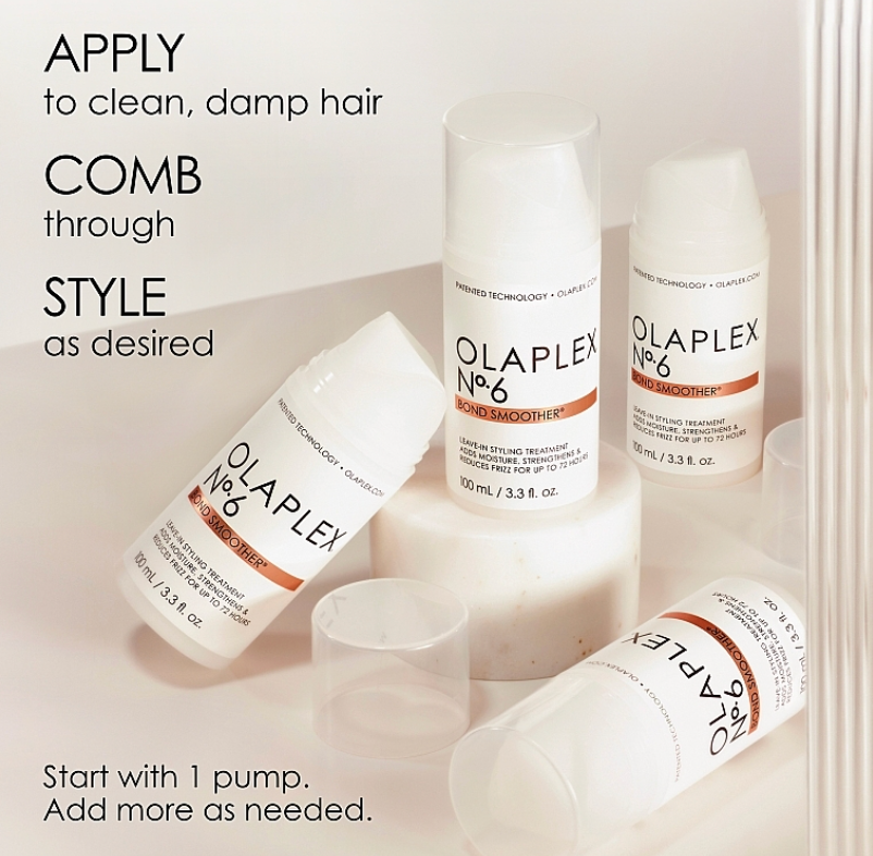 OLAPLEX Bond Smoother Leave-In Reparative Styling Cream No.6