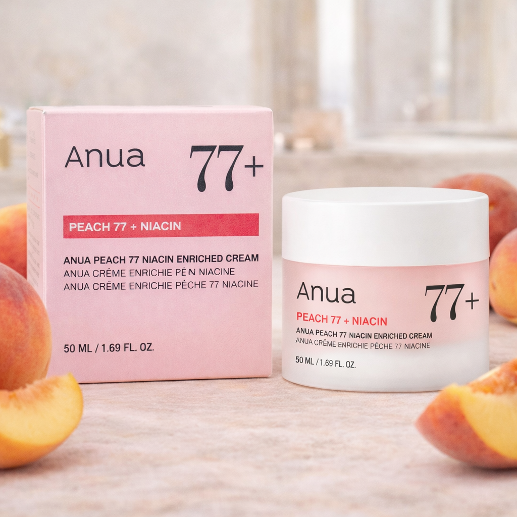 Anua Peach 77% Niacin Enriched Cream – Ενυδατική κρέμα-τζελ με προβιοτικά για ελαστικό δέρμα