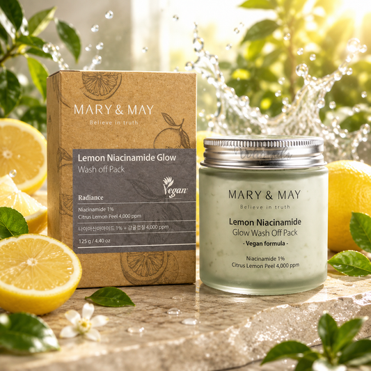 Mary & May Lemon Niacinamide Glow Wash Off Pack 125gr