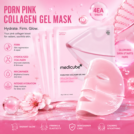 Medicube PDRN Pink Collagen Gel Mask 4 Sheets